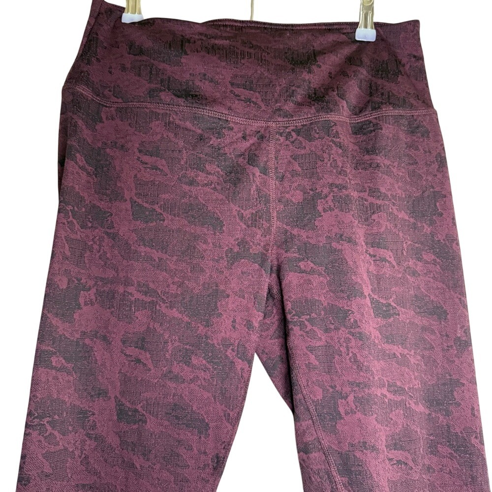 Spyder Maroon Purple Leggings‎ Thick Warm Size Large